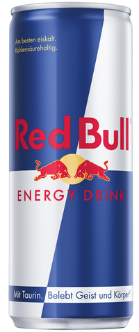 Redbull 0,25L 2,70&euro;