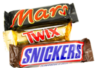 1 Riegel Mars/Snickers/Twixx je 0,99&euro;